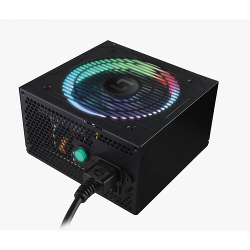 Fuente de Poder Balam Rush GR650SM 650W, Semi Modular, 1x20+4 Pines, 5xSata, 3xMolex, 2xP6+2, 1xP8(4+4), 80 PLus Bronce, Rgb (BR-931175)