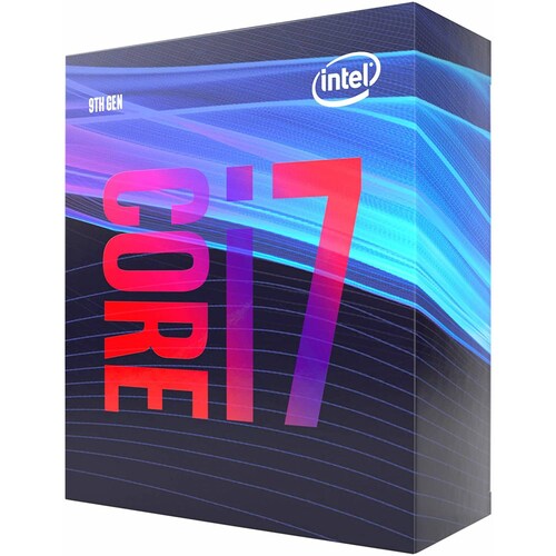 Procesador Intel Core i7-9700, 3 GHz, 4,7 GHz, LGA 1151 (Zócalo H4), 8Nucleos, 8Hilos, Caché 12 MB, Smart Cache Novena Generacion
