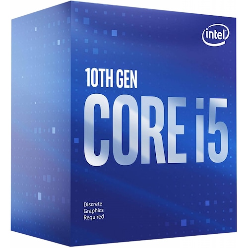 Procesador Intel Core i5-10400F, LGA 1200 2.9GHz, 10Th Gen, cache de 12M, Requiere Tarjeta Grafica, (BX8070110400F)