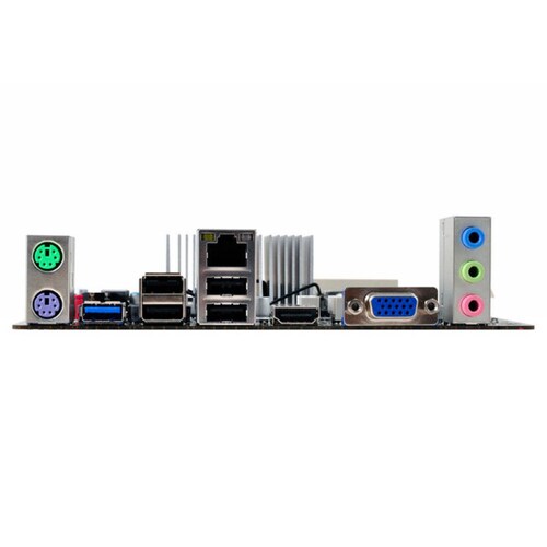 Tarjeta madre ECS BAT-I/J1800 V1.2, mini ATX, BGA1170, Intel Celeron J1800 SoC, 1xSODIMM DDR3L, 1xHDMI, 1xVGA, 2xSata II