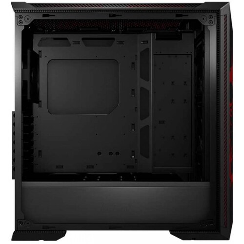 Gabinete Gaming MSI MPG GUNGNIR 100D Media Torre, Ventana lateral Vidrio Templado, 7 Bahias de Expansion, 2 Usb 3.0, Sin fuente, Color Negro