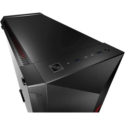 Gabinete Gaming MSI MPG GUNGNIR 100D Media Torre, Ventana lateral Vidrio Templado, 7 Bahias de Expansion, 2 Usb 3.0, Sin fuente, Color Negro