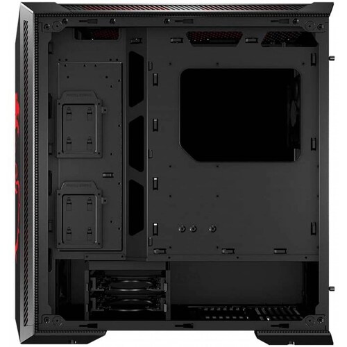 Gabinete Gaming MSI MPG GUNGNIR 100D Media Torre, Ventana lateral Vidrio Templado, 7 Bahias de Expansion, 2 Usb 3.0, Sin fuente, Color Negro
