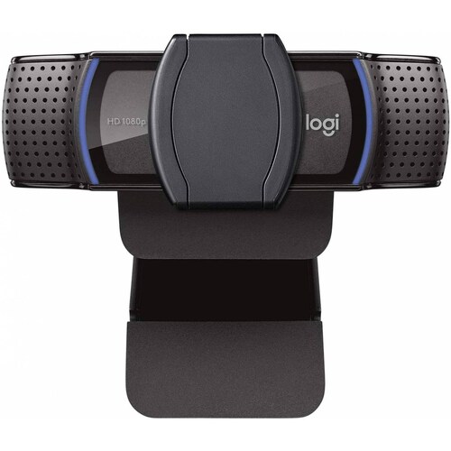 Camara Web Logitech C920s HD PRO Resolucion 1920 x1080, 1.2MP, Micrófono, USB 3.1, Negro