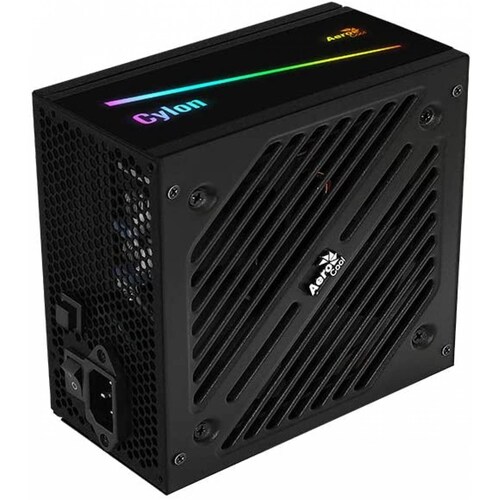 Fuente de Poder Aerocool Cylon 700W, 1x20+4 Pin, 1x4+4 Pin, 2xPCIe 6+2P, 5xSata, 80 PLUS Bronze, RGB, (Cylon 700W)