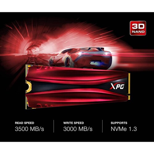 UNIDAD SSD M.2 ADATA GAMMIX S11 2280 PCIe 256GB (AGAMMIXS11P-256GT-C)