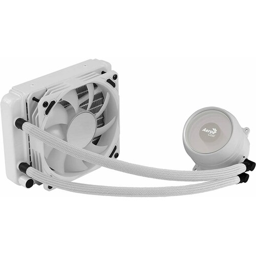 Sistema de enfriamiento liquido Aerocool Mirage L120 LGA Intel 1200, H5, 2011, 2066, 775, AMD AM2, AM3, AM3, AM3+, AM4, FM1, FM2 MIRAGE L120 WH