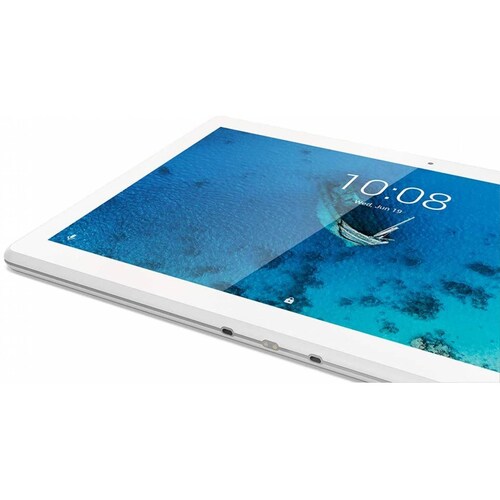 Tablet Lenovo TABM10, 10.1 Pulgadas 1280 x 800 IPS, Cpu Snapdragon 429 2.0Ghz, Ram 2gb, 16Gb Almacenamiento, Wi-Fi dual Band, Android 9, Color Blanco