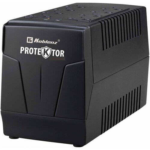Regulador de Voltaje Koblenz RS-1410 Protektor, 1410va, 8 Contactos con Supresor de Picos, Proteccion Silver, Color Negro (00-1599-00-0)