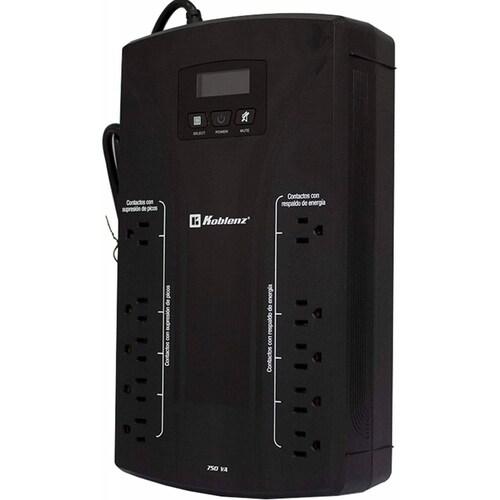 NOBREAK KOBLENZ 7522-USB, R 750VA, 420, LCD, 10 CONTACTOS, (00-4257-00-2)