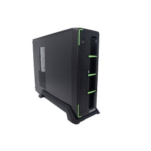 GABINETE SLIM ARUBA C/FUENTE 600W MINI-ATX BAHIAS SSD 2 5 HDD 3 5