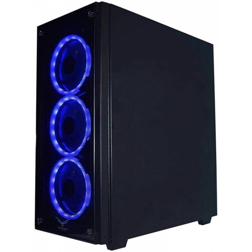 GABINETE GAMER NACEB PLAYER ILUMINACION RGB PANEL LATERAL CRISTAL