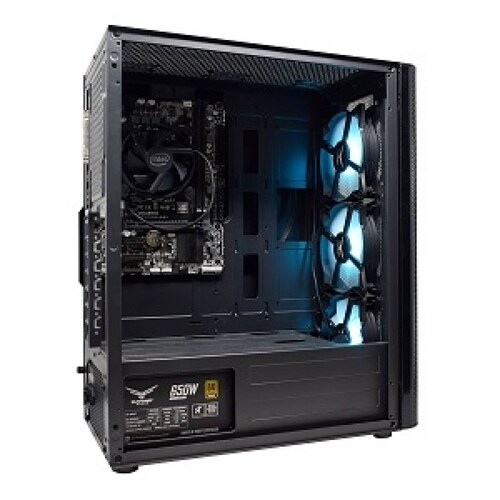 GABINETE GAMER FULL ATX ZED RGBCRISTRAL TMPLADO 3 VENTILADORES