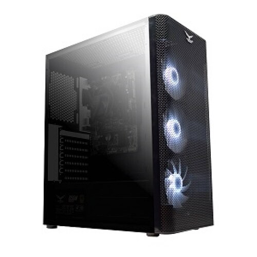 GABINETE GAMER FULL ATX ZED RGBCRISTRAL TMPLADO 3 VENTILADORES