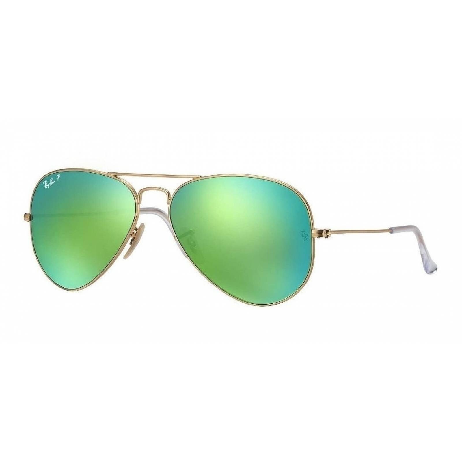 Ray ban aviator cheap verde y dorado