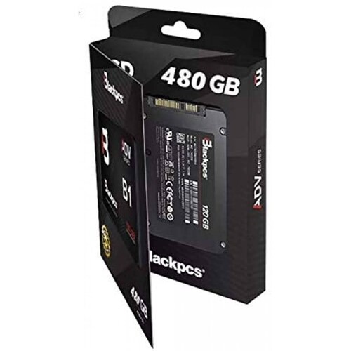 UNIDAD SSD BLACKPCS B1 480GB 560MB/S SATA III 2.5" (AS201-480)