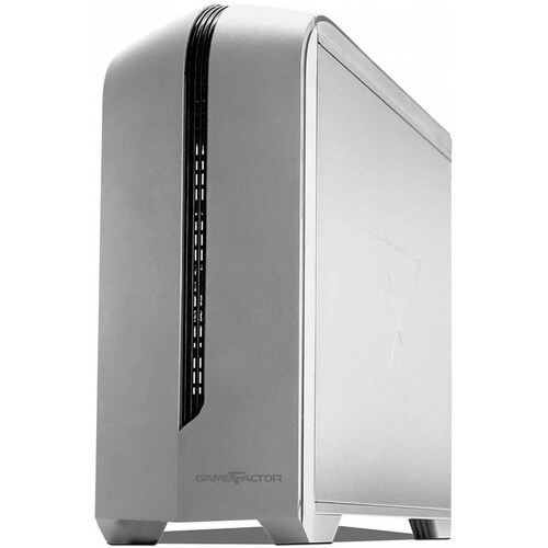 Gabinete Game Factor CSG500, Ventana Lateral, 2x3.5", 2x2.5", 1xUSB 2.0, 1xUSB 3.0, 1x3.5mm, 1 Ventilador 120mm, Micro ATX, Sin Fuente, Negro/Azul