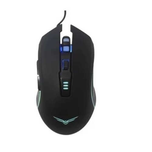 Mouse Gamer Horus Naceb Technology NA-0937 - Alámbrico, 1000/1600/2400/3200 DPI's, Negro