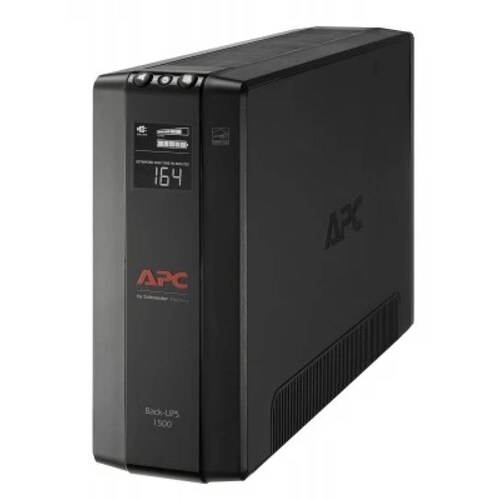 No Break Capacidad 1500 VA - 900 W, 120 V con  APC BX1500M-LM60, 1500 VA, 900 W, 16 h, Negro, Industrial y Oficina