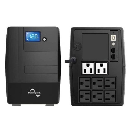 No-Break DATASHIELD KS-1500 LCD - 1500 VA, 900 W, Negro