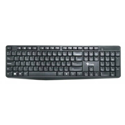 Teclado Inalámbrico  Stylos STPTEC4B - Negro, Inalámbrico