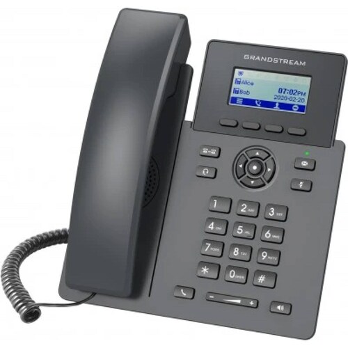 Telefono IP Grandstream GRP2601 - Si, 2 lineas, Negro
