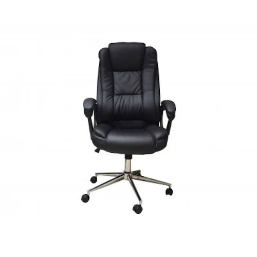 Silla Ejecutiva Naceb Technology Negro NA-0930N - Ejecutiva, Asiento acolchado, Negro, Vinipiel