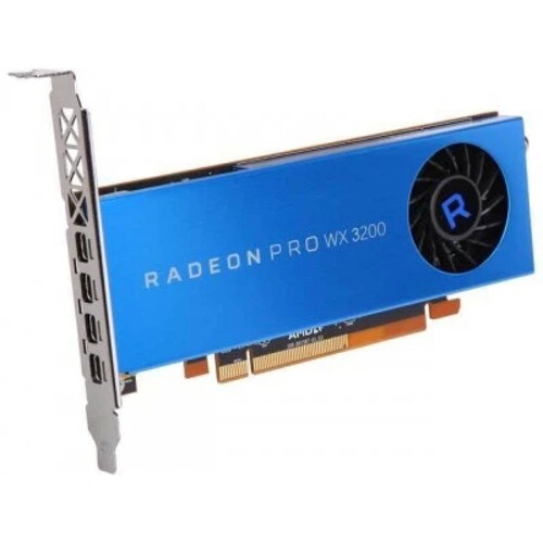 Tarjeta de Video AMD Radeon Pro WX 3200 - AMD, Radeon Pro, 4 GB, GDDR5, PCI Express 3.0 x16