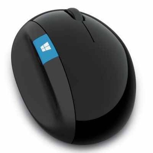 Mouse Ergonomico Microsoft Sculpt Ergonomic, Inalambrico, USB, Negro (L6V-00009)