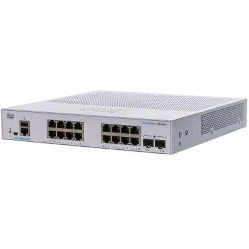 Switch CISCO CBS250-16T-2G-NA - Blanco, 16