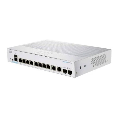 CBS250-8T-E-2G-NA Switch Cisco Administrable 8 puertos 10/100/1000 + 2x Giga combo SFP -