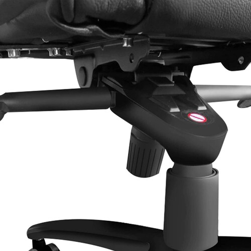 Silla Gamer Game Factor Cgc601-bl, Piel Automotriz, Mecanismo Mariposa, Ergonomica, Descansa Brazos, Negro