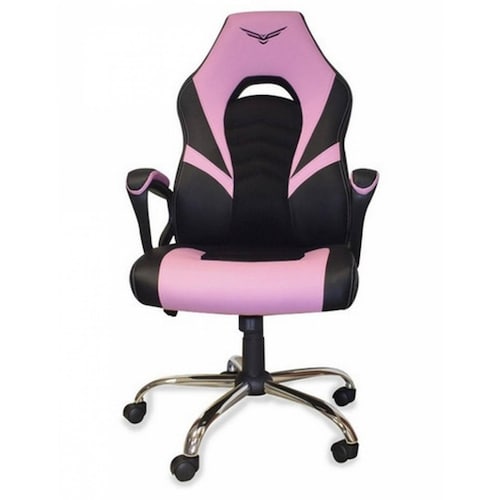 Naceb Silla Gamer NA-0935RS, 120Kg, Negro/Rosa