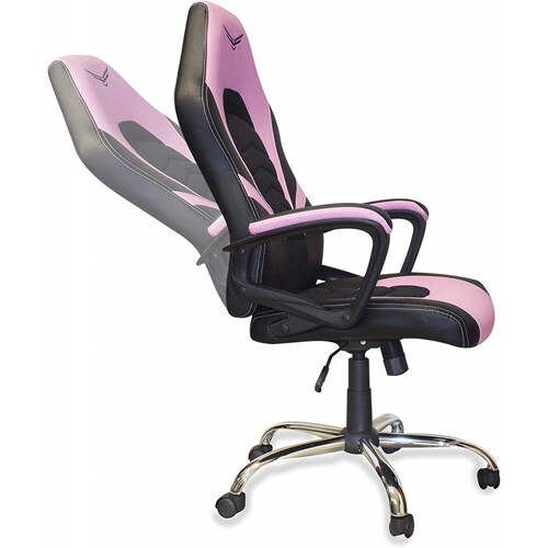 Naceb Silla Gamer NA-0935RS, 120Kg, Negro/Rosa