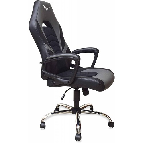 Naceb Silla Gamer NA-0935N, 120Kg, Negro/Gris