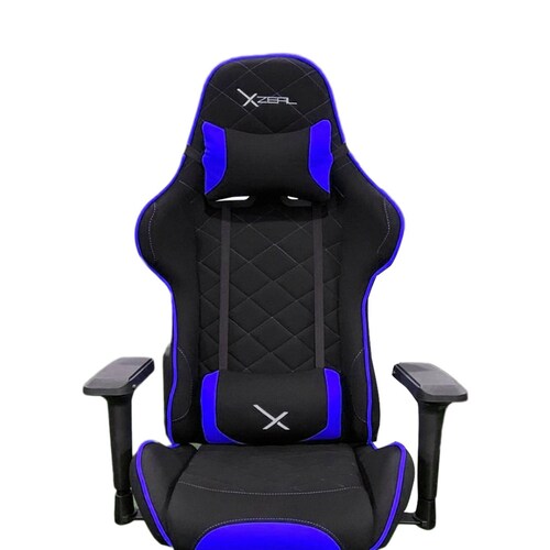 Xzeal Gaming SILLA GAMER XZEAL XZ25 AZUL TEL A/180 GRADOS/SOPORTE LUMBAR/SUPER
