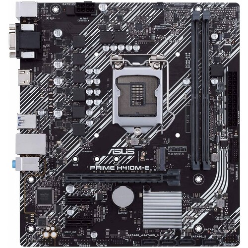 Tarjeta Madre Asus PRIME H410M-E LGA 1200 Intel 10Th Gen 2xDDR4 4xSata M.2 PCI-E 3.0 VGA HDMI (PRIME H410M-E)