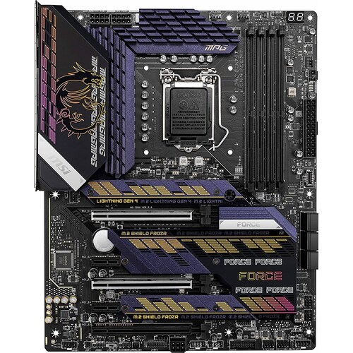Tarjeta Madre MSI MPG Z590 GAMING FORCE Skt 1200 Intel 11th Gen 2x PCIe 4.0 4x DIMM DDR4 2x PCIe 3.0 6x SATA 8x USB 2.0 4x USB 3.2 Gen 2