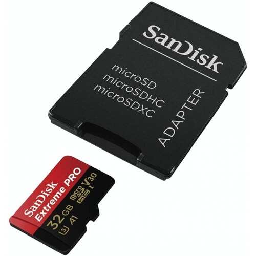 MEMORIA SANDISK MICRO SD EXTREME PRO 32GB V30 A1 SDSQXCG032GGN6MA