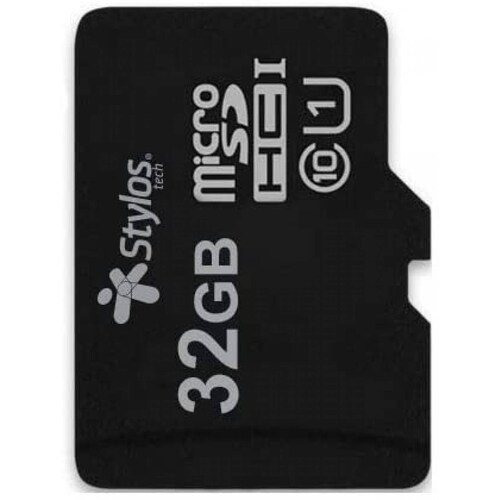 Memoria Micro SD 32GB Stylos STMSDS3B  32 GB, 13MBs, 5 MBs, Negro, Clase 10