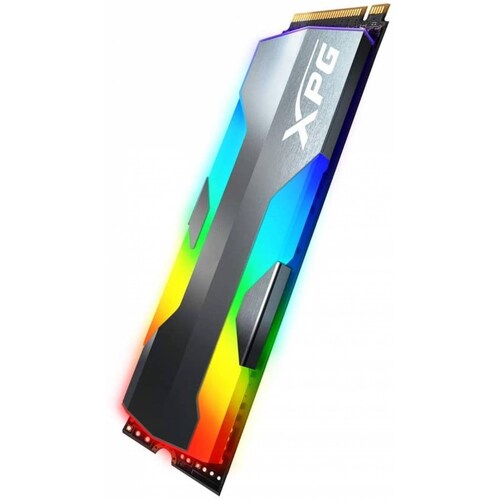Unidad De Estado Solido XPG Spectrix S20G 500GB RGB PCIe Gen3X4 M.2 2280 lectura de 2500 Mbs M.2 2280 ASPECTRIXS20G500GC