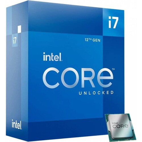 Procesador Intel Core i712700K 12TH Generacion Socket LGA1700 5GHz 8 Nucleos Alto Rendimiento 4 Nucleos Alta Eficiencia 20 Threads Requiere Disipador BX8071512700K