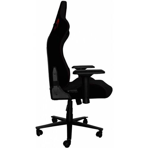 Silla THUNDER TOUR BALAM RUSH GAMER Tela Reclinable 90180 Piston Clase 4 Reposabrazos 4D BR EDITION Negro/Rojo