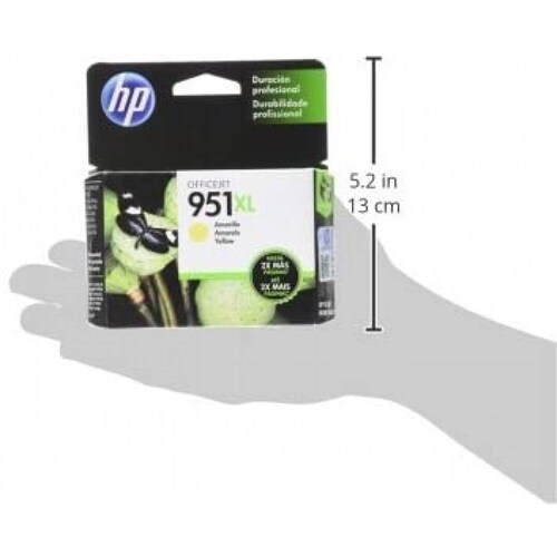 CARTUCHO HP 951XL AMARILLO OFFICEJET P/8600/K8600/8600+/8100 (CN048AL)