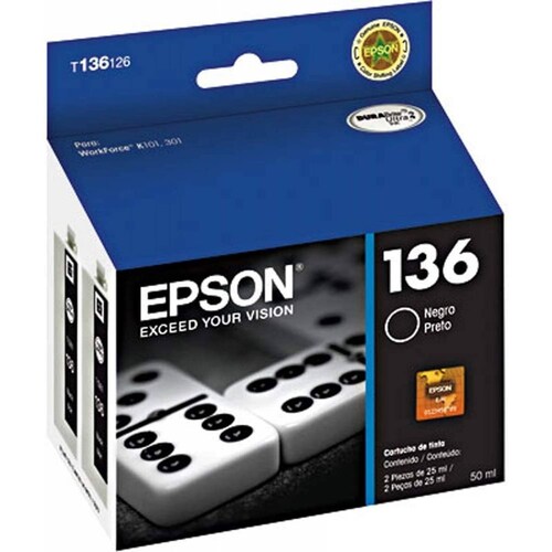 Cartucho EPSON T136126-AL - Negro, Epson