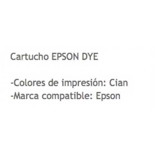 Botella Tinta Cyan 544 65 Ml Original Impresora Epson L3110