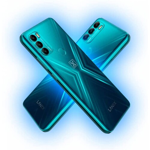 Celular  LANIX Alpha 3V - 6.52 Pulgadas, MediaTek Helio G25 MT6762G / Octa Core, 4GB, Verde, AndroidTM 11 GO Edition