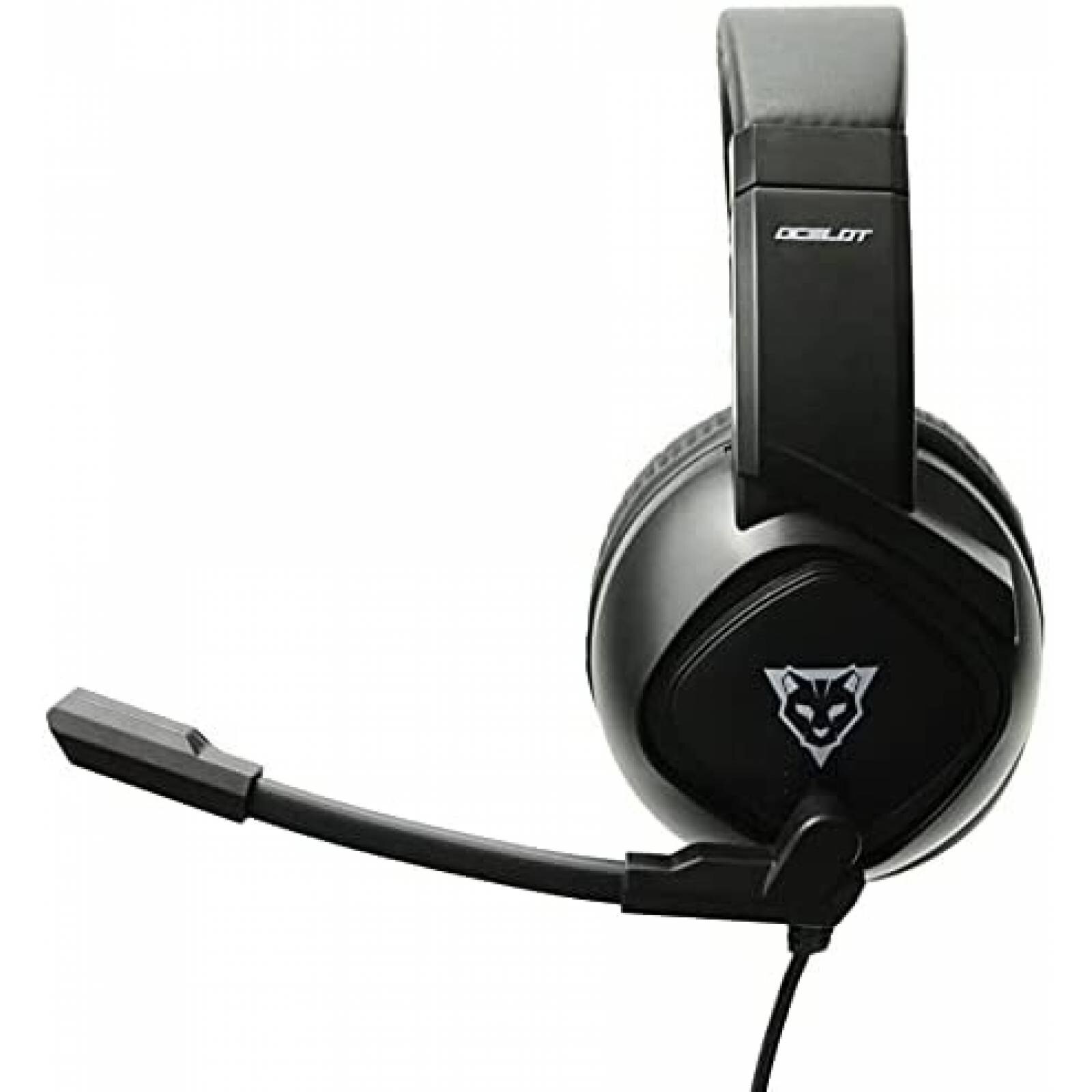 AUDIFONOS GAMER OCELOT TIPO DIADEMA OVER EAR 3.5MM COLOR NEGRO