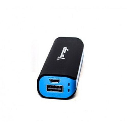 POWER BANK VORAGO 2200 mAh NEGRO/AZUL BLISTER C/CABLE PB-150-BL