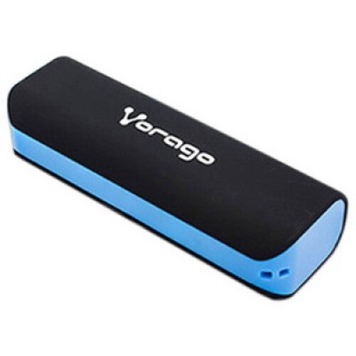 POWER BANK VORAGO 2200 mAh NEGRO/AZUL BLISTER C/CABLE PB-150-BL